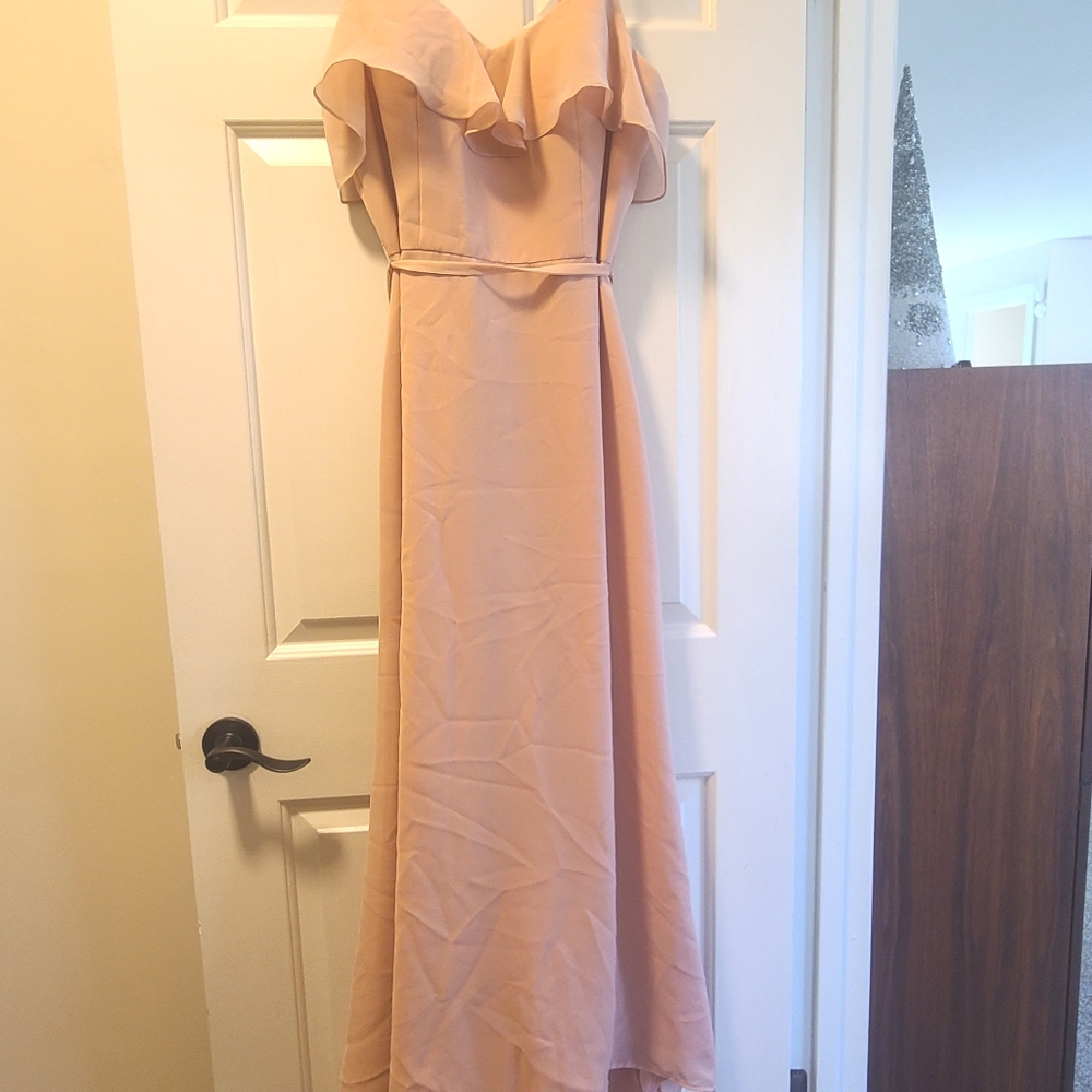 Formal dress, blush color, size 10